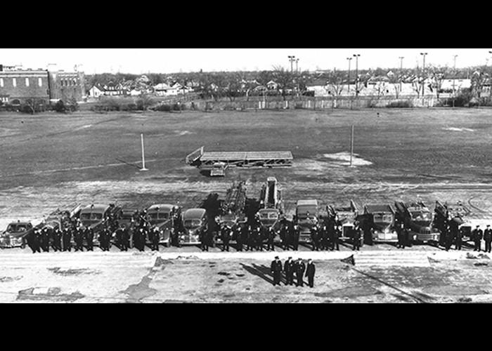 1957 Windsor Fire Department Family Portrait